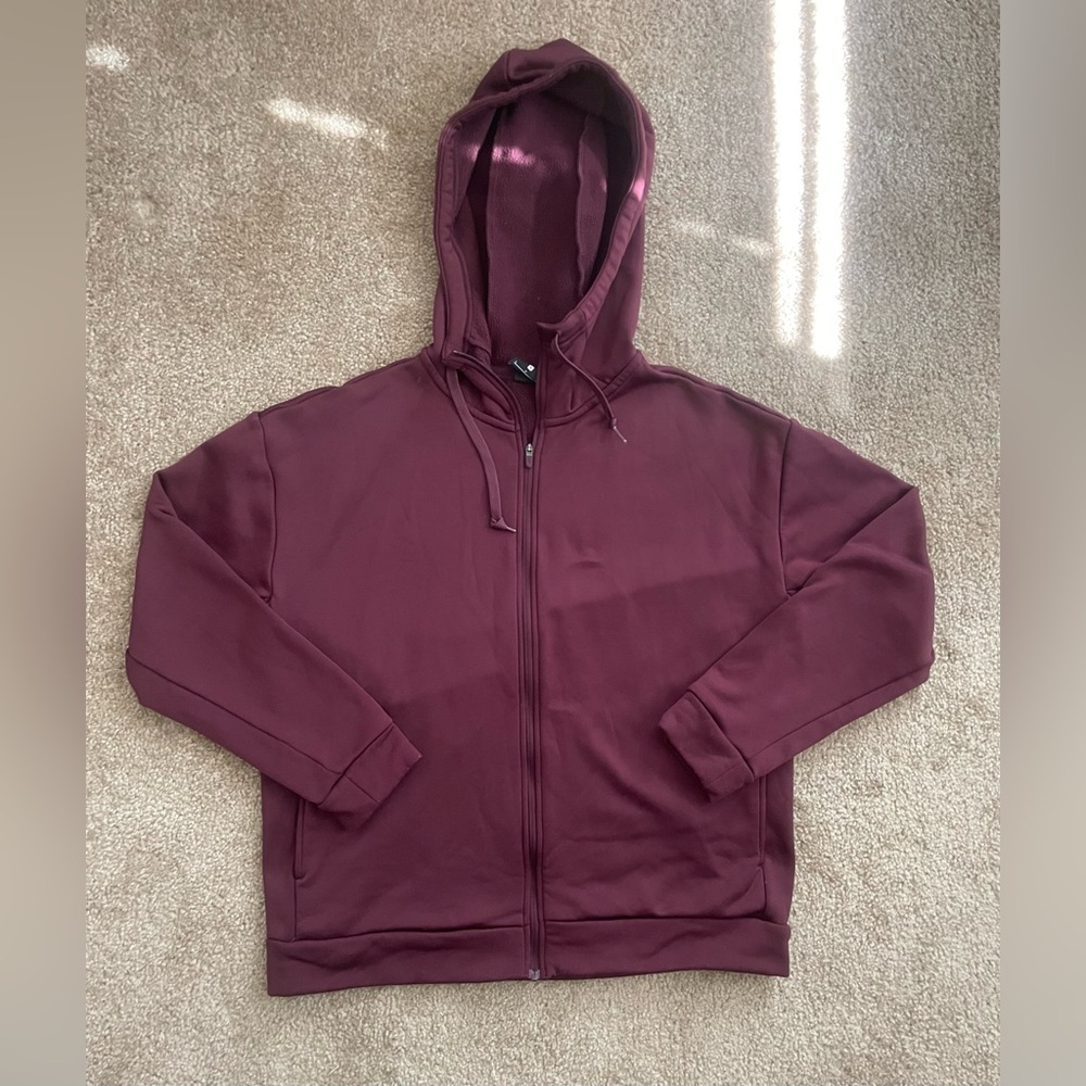 Nike Maroon Fleece Hoodie Nike size small women’s (READ)